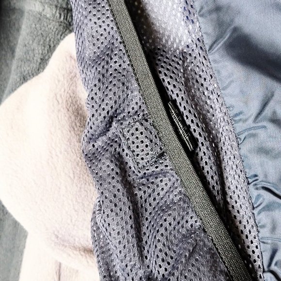 Columbia Challenge Series 90s Core Gray 2-Piece Polar Fleece w/Nylon Jacket SZ M - Picture 11 of 16